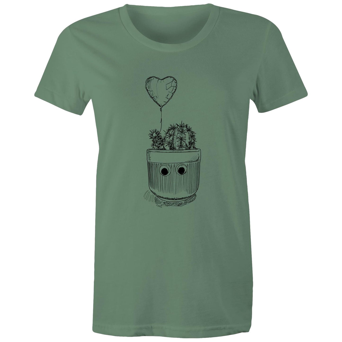 women’s tee we heart a cactus