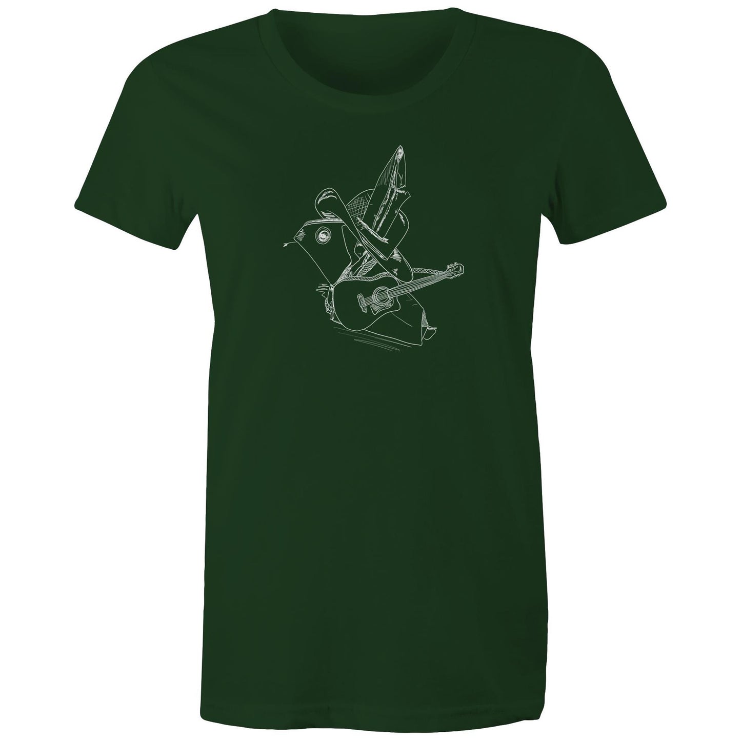 women’s tee classic origami cowboy
