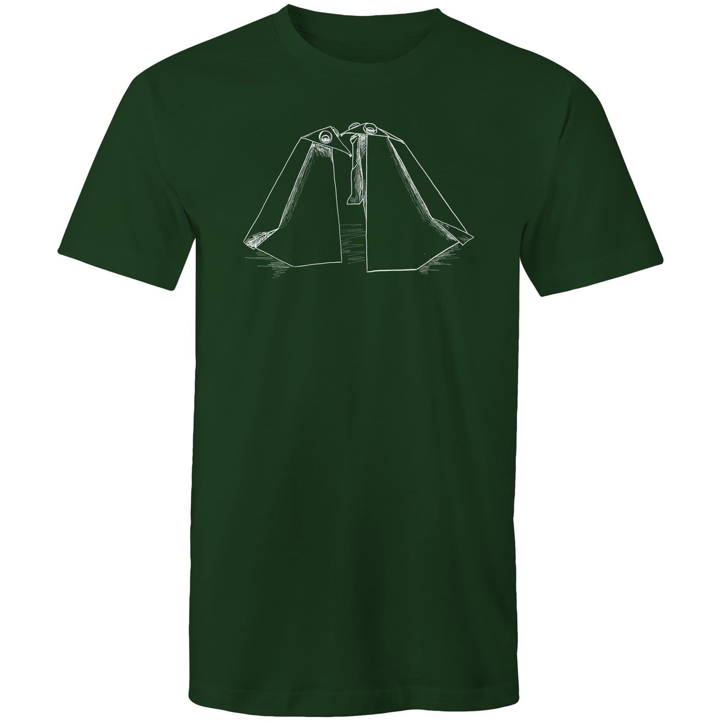 men’s tee origami penguin pals