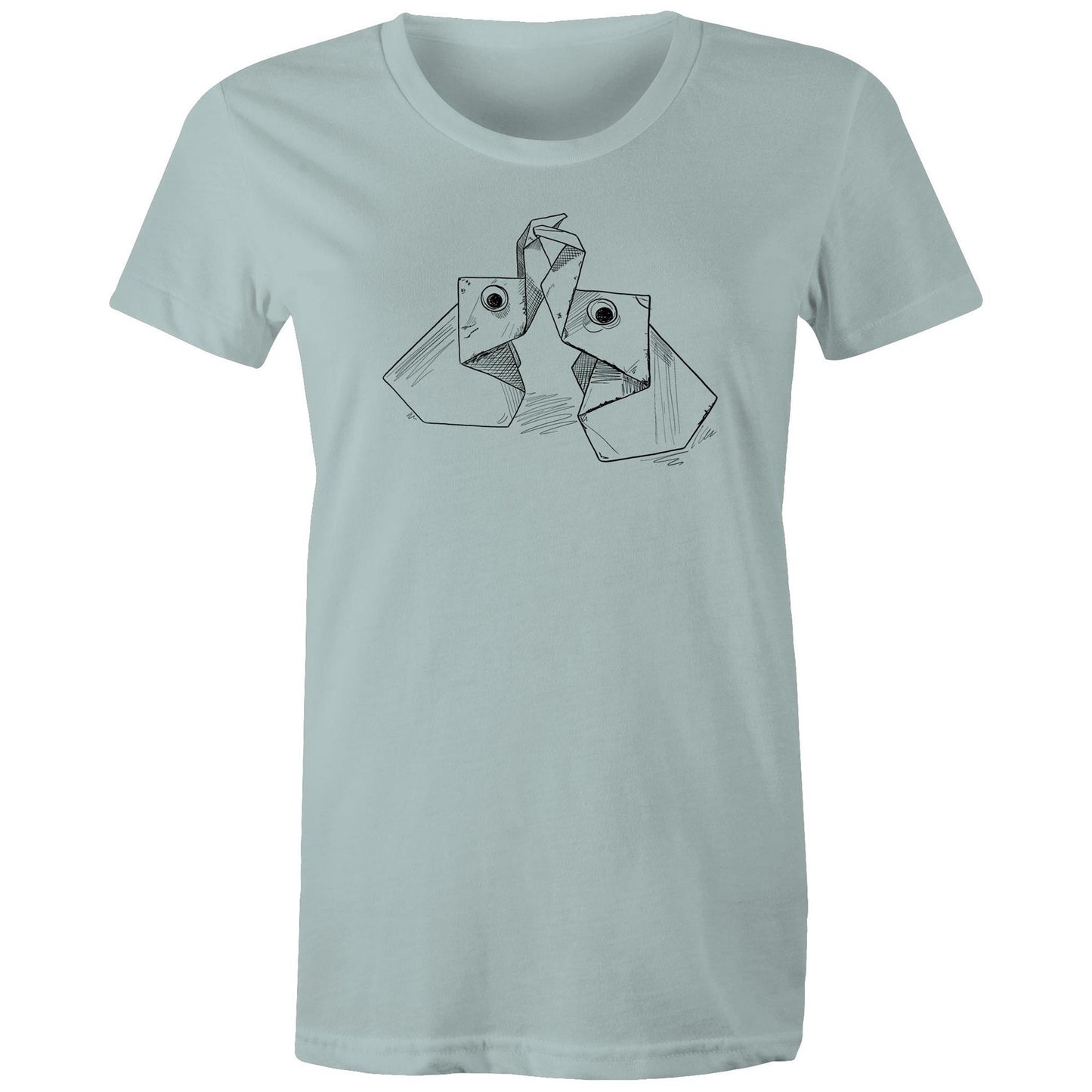 women’s tee the origami elephants