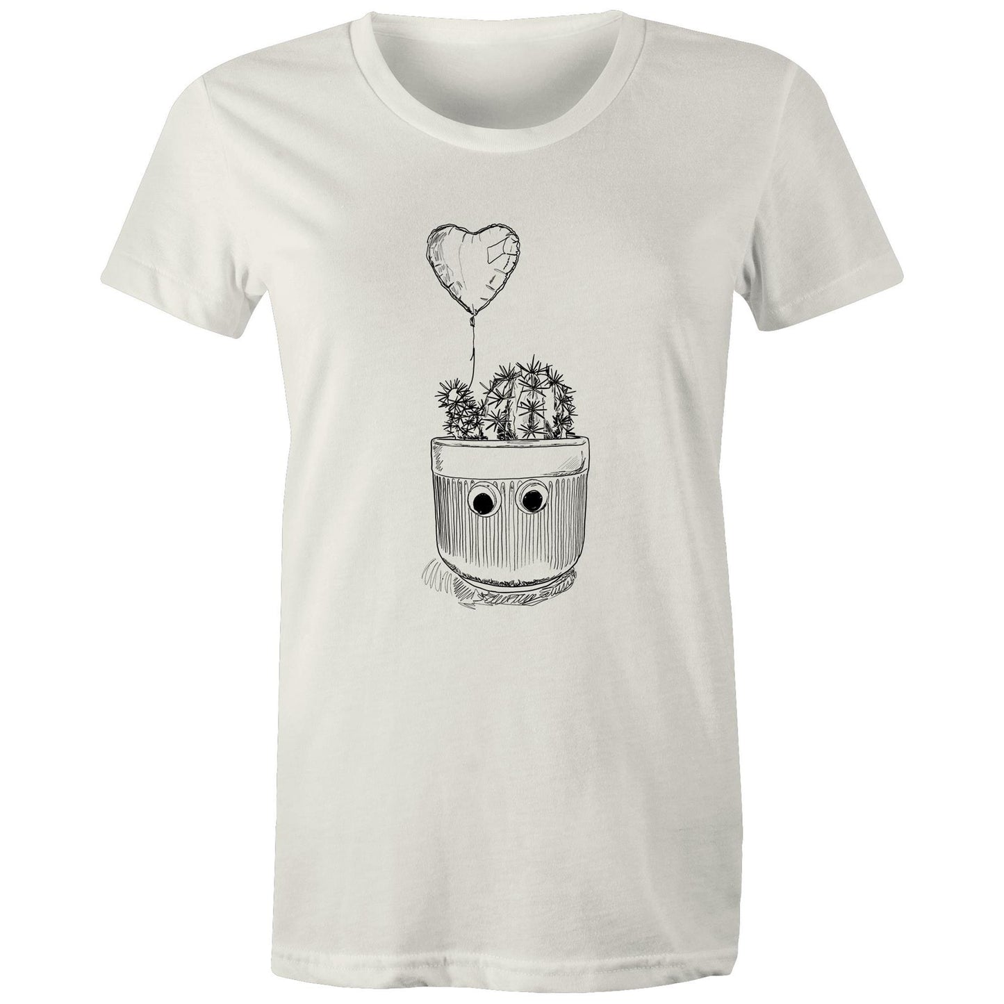 women’s tee we heart a cactus