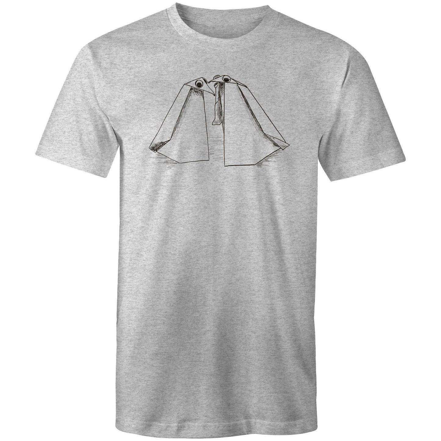 men’s tee origami penguin pals