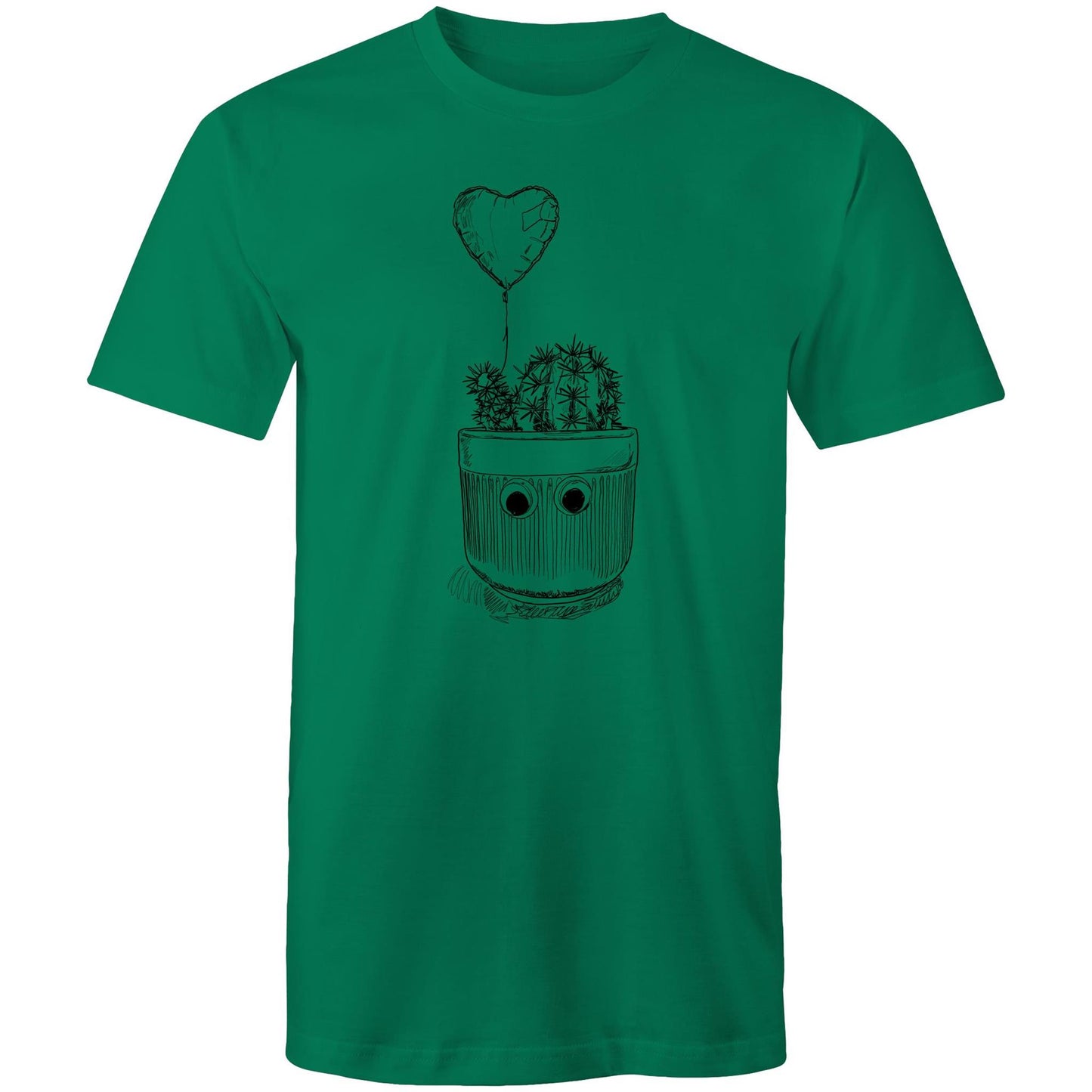 men’s tee we heart a cactus