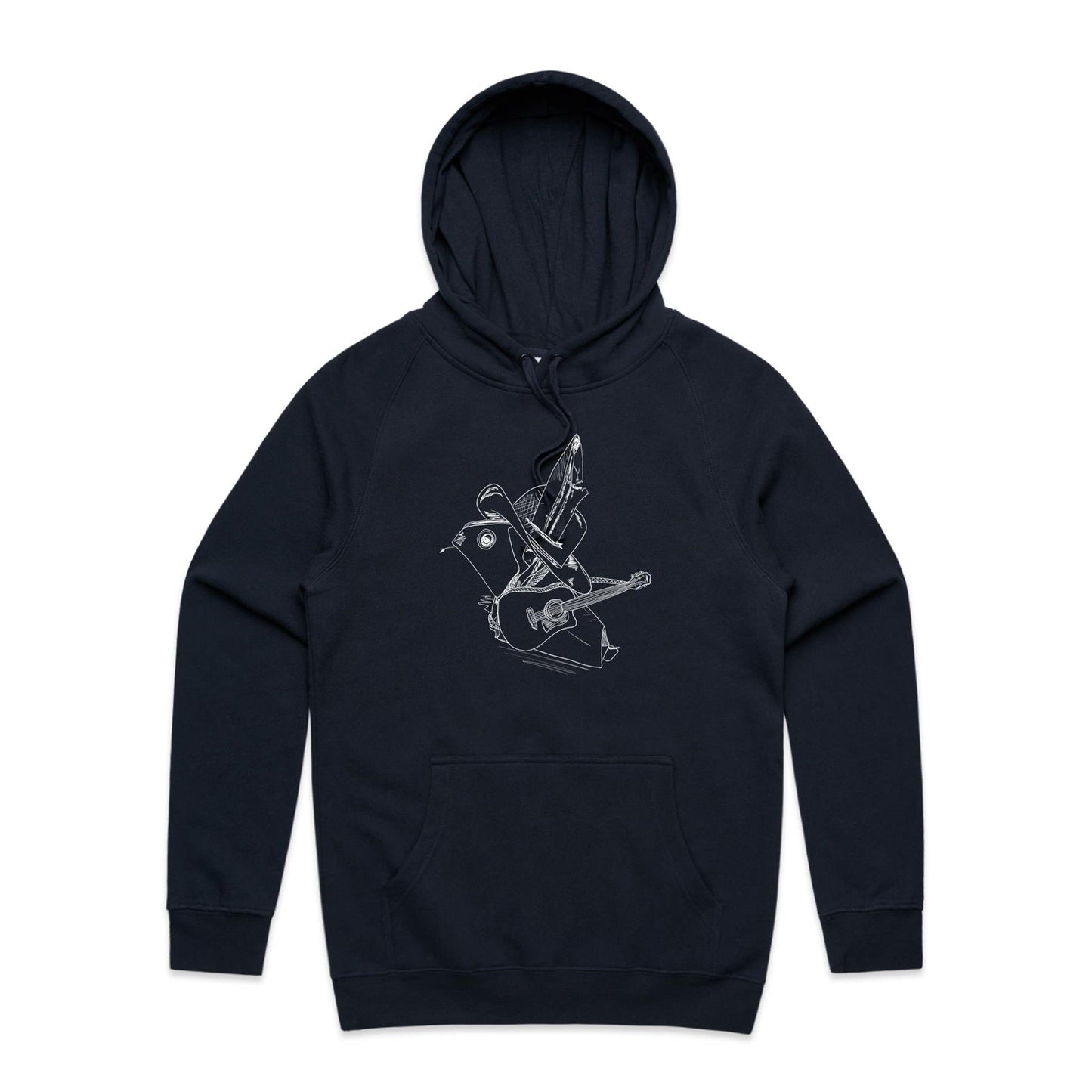 men’s hoodie classic origami cowboy