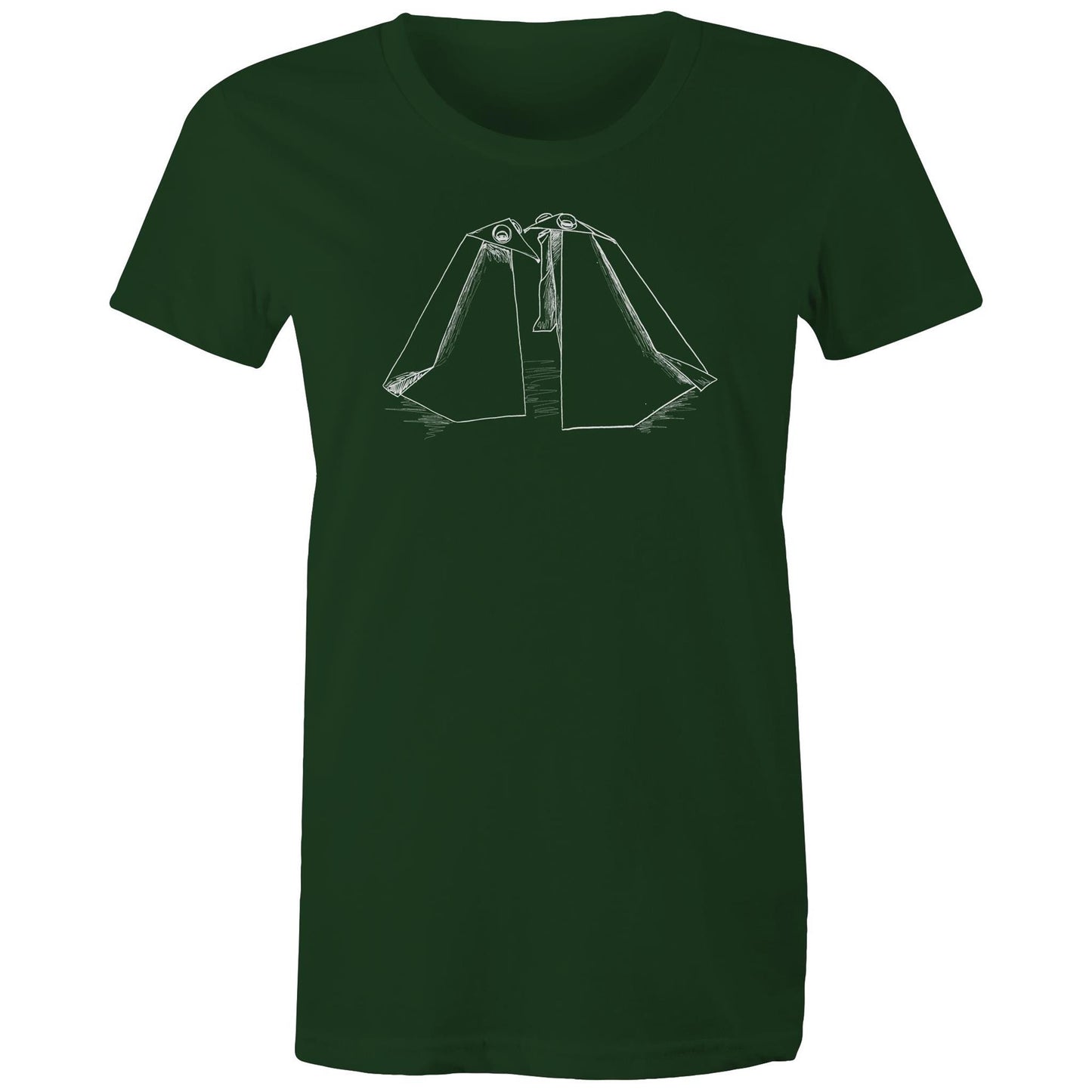 women’s tee origami penguin pals