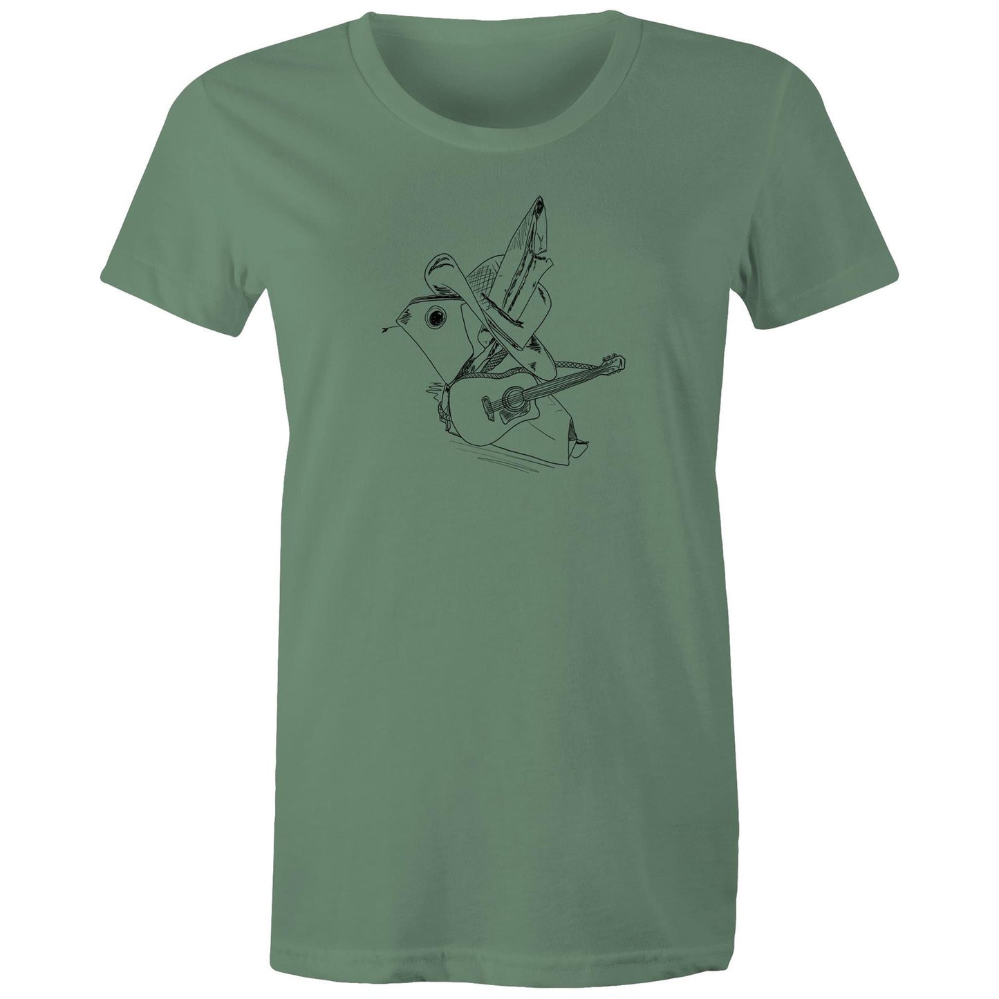 women’s tee classic origami cowboy