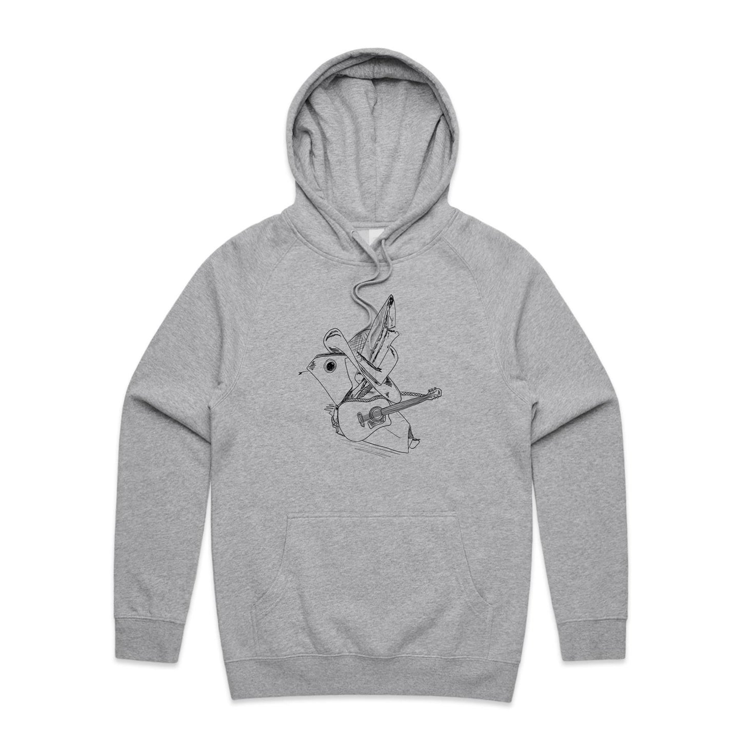 men’s hoodie classic origami cowboy
