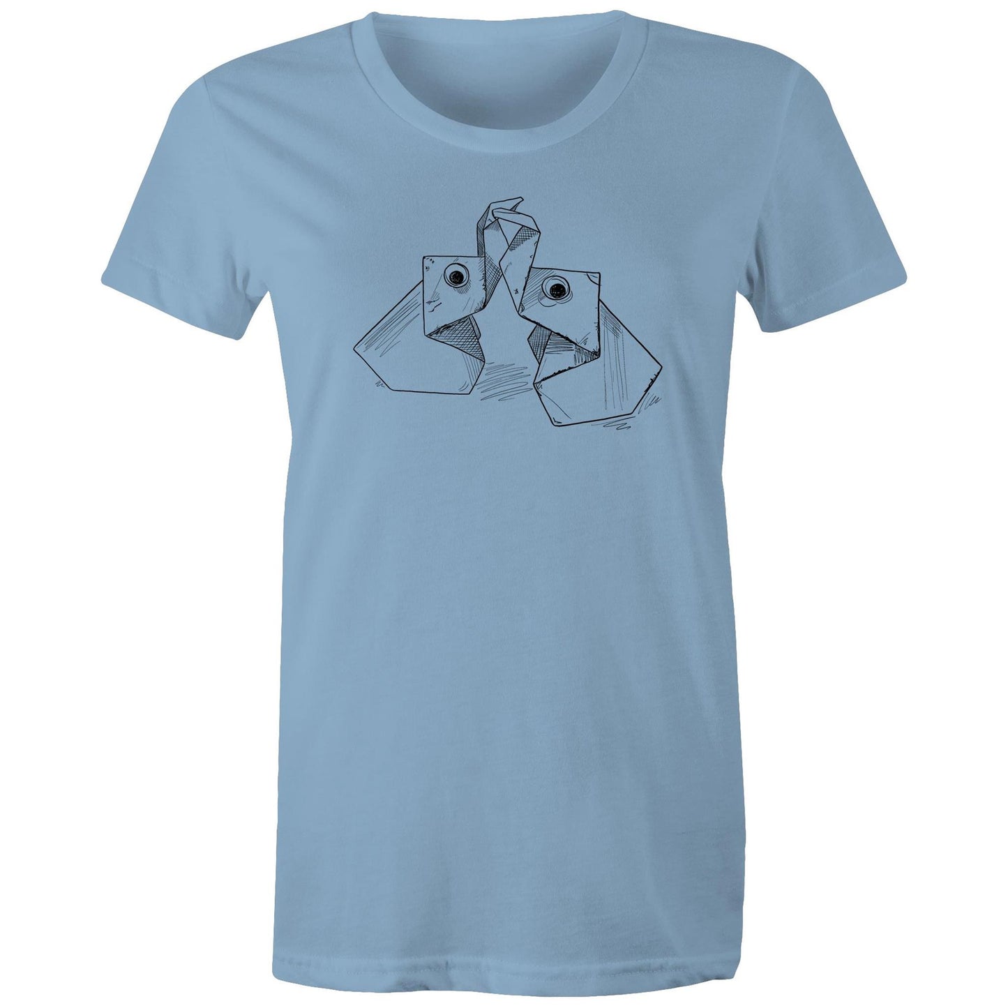 women’s tee the origami elephants