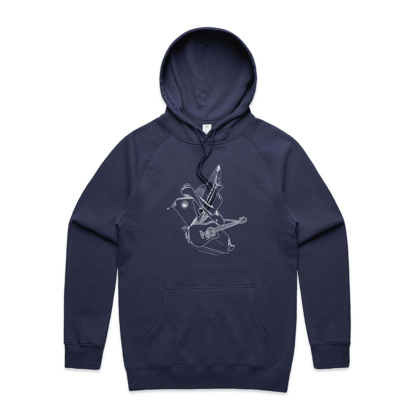 men’s hoodie classic origami cowboy