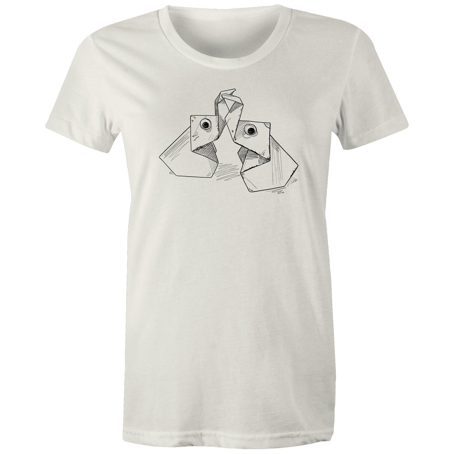 women’s tee the origami elephants