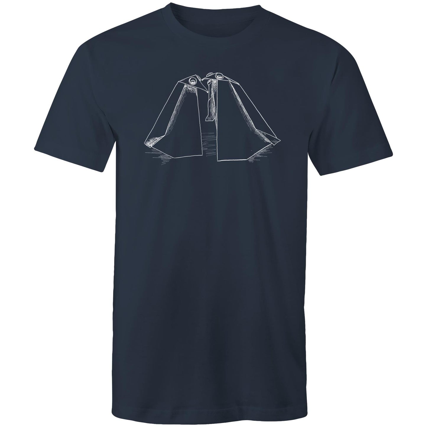 men’s tee origami penguin pals