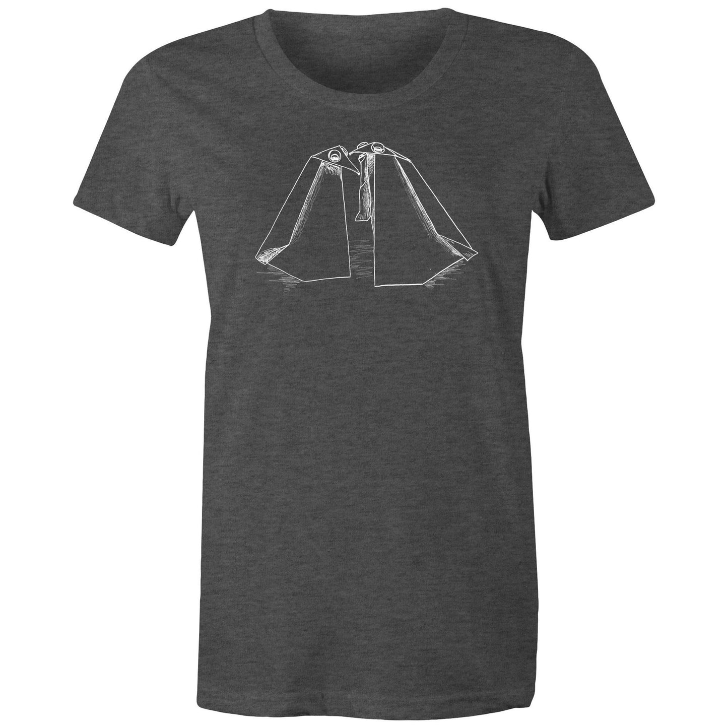 women’s tee origami penguin pals