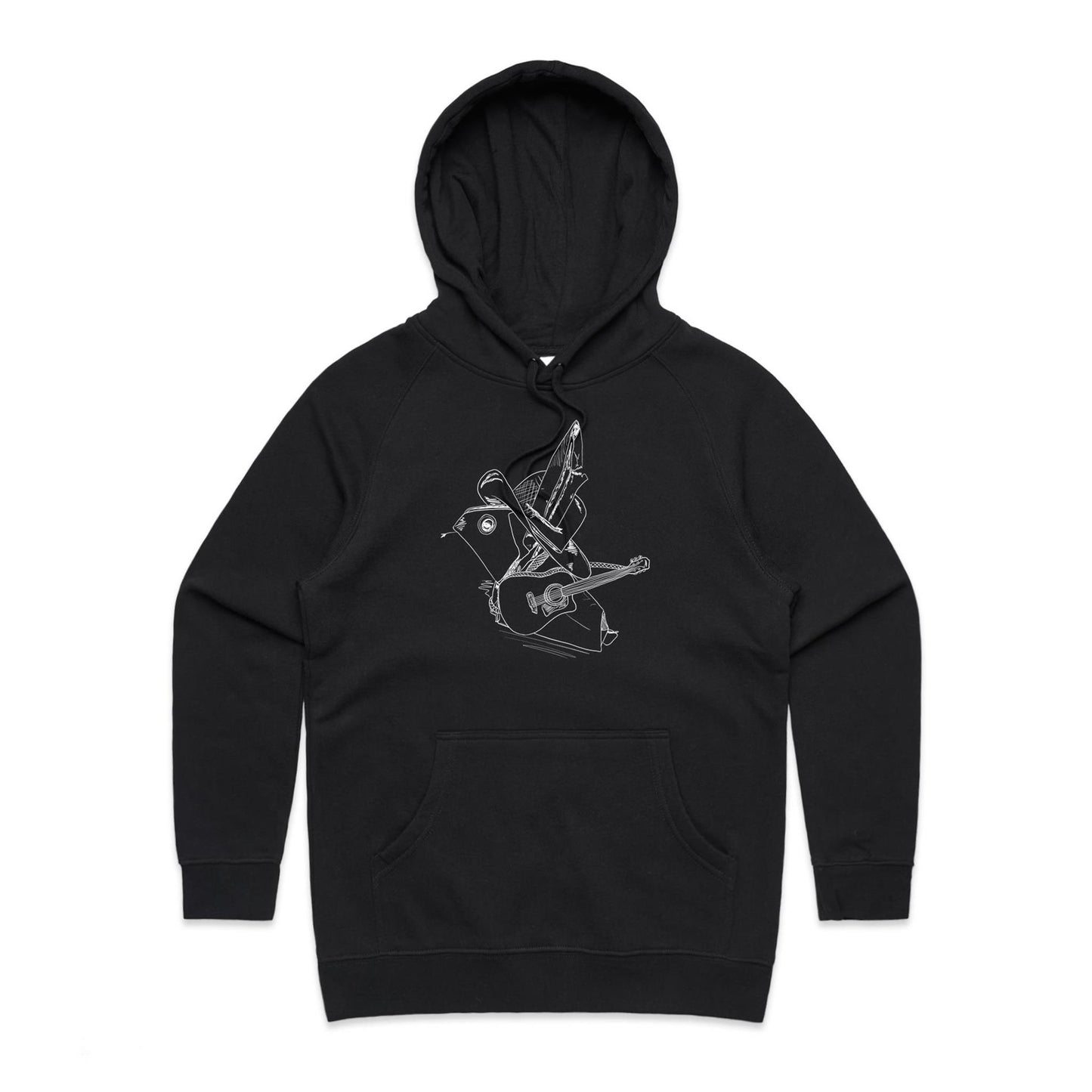 women’s hoodie classic origami cowboy