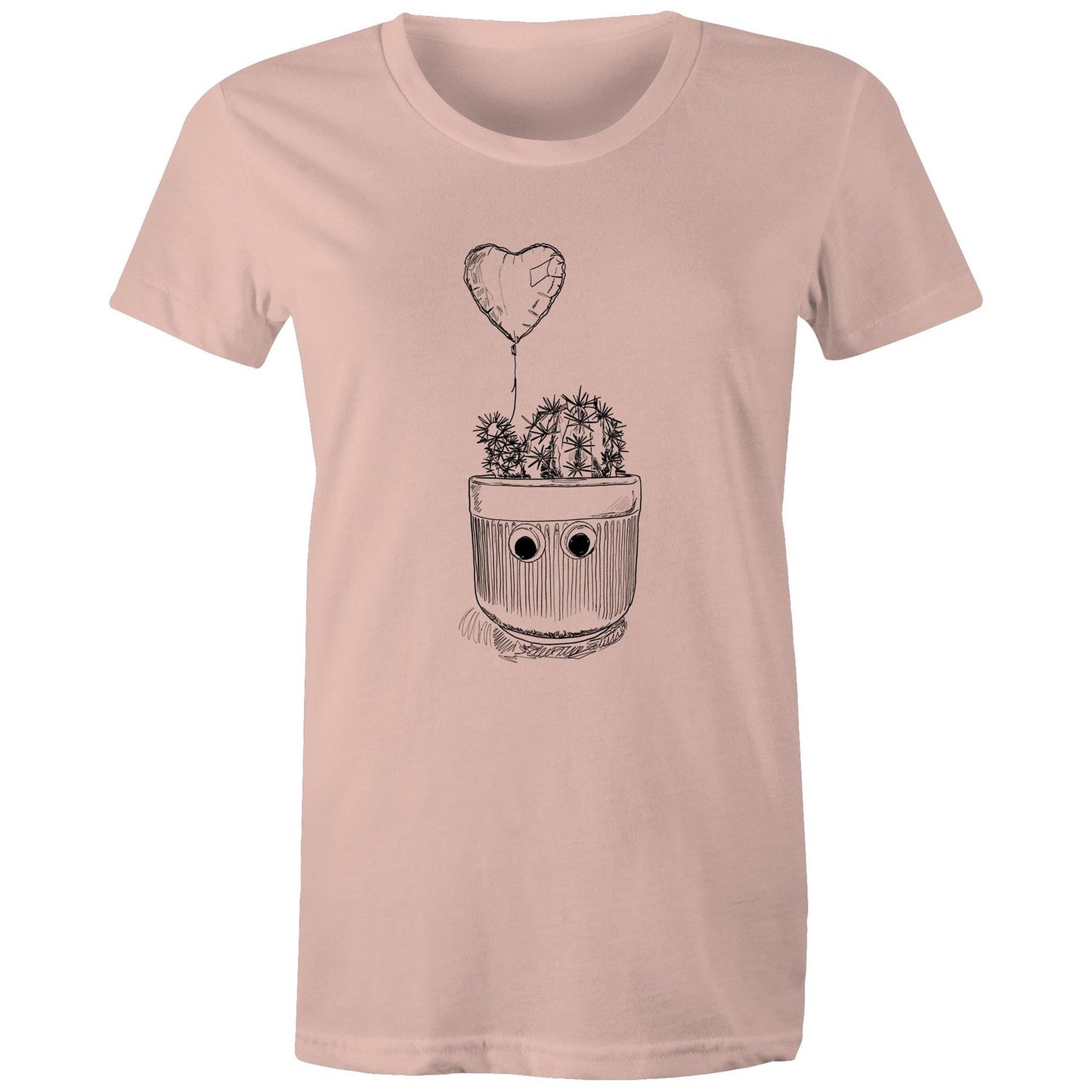 women’s tee we heart a cactus