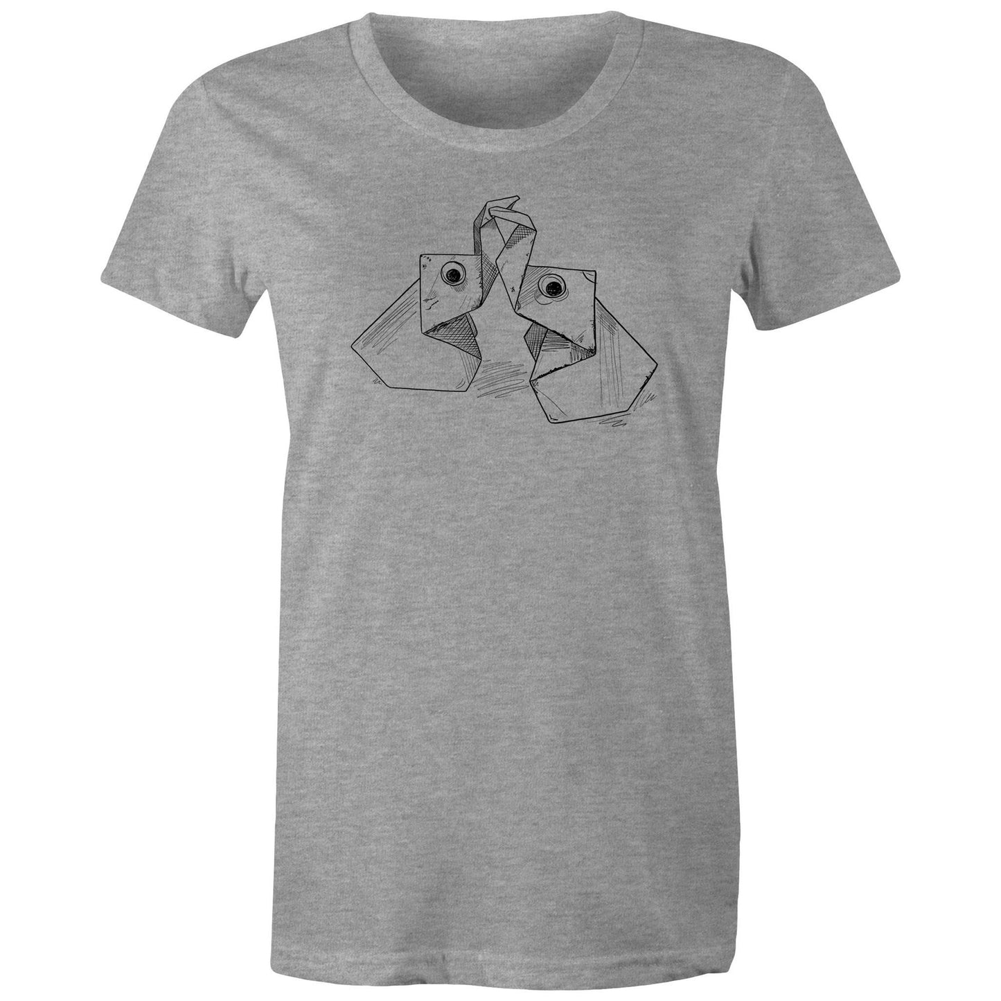 women’s tee the origami elephants