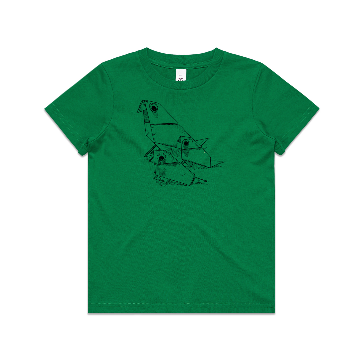 kids tee bird family
