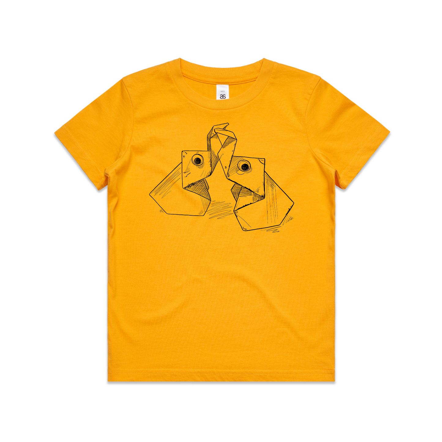 kids tee origami elephants