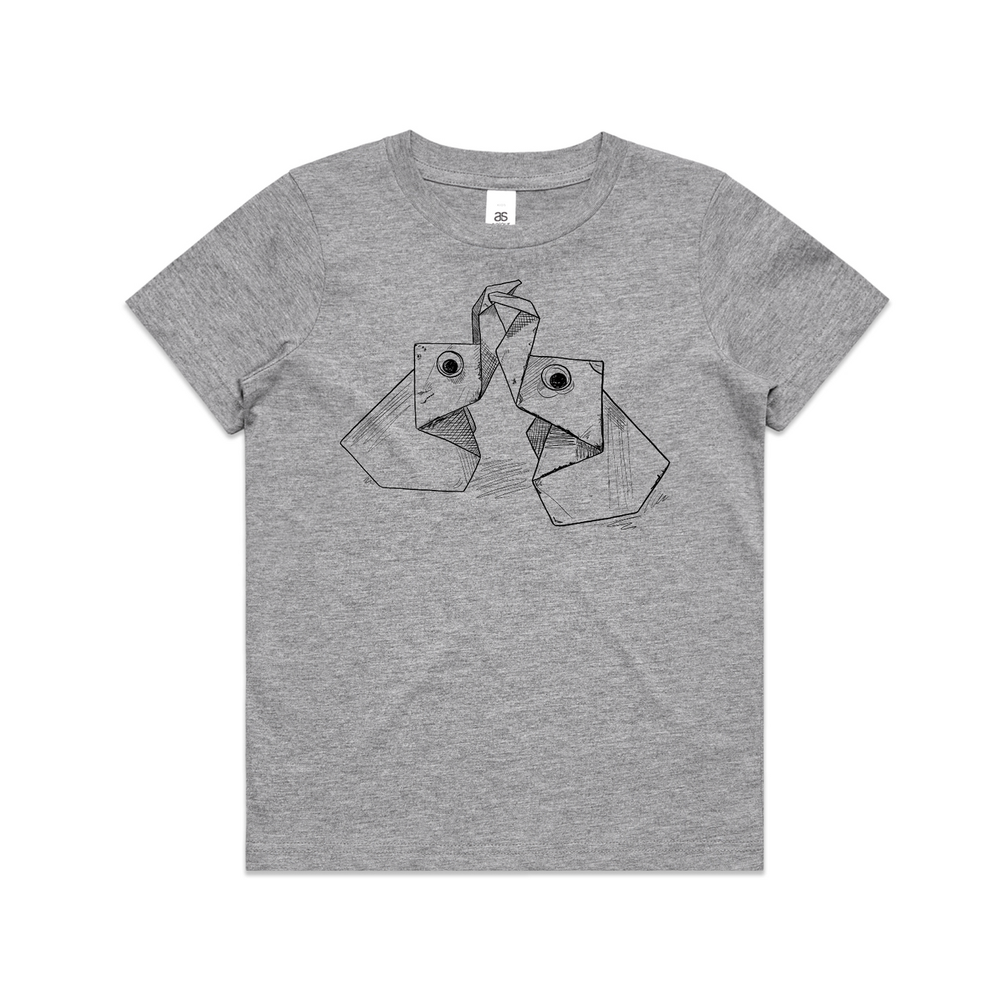 kids tee origami elephants