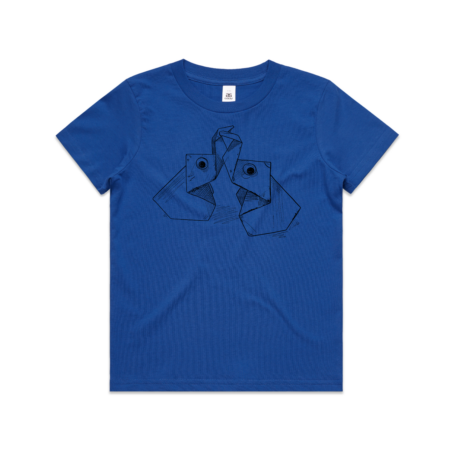kids tee origami elephants