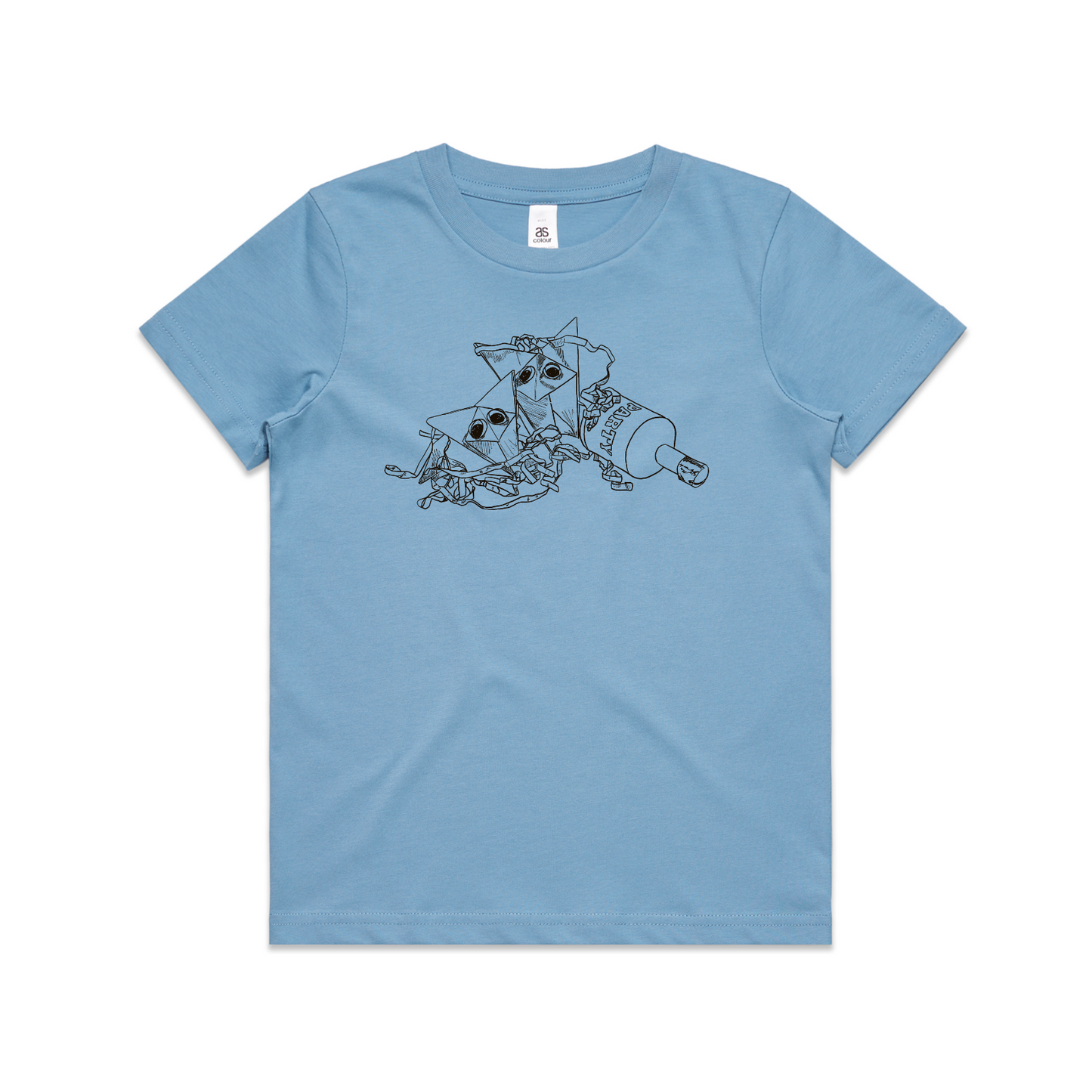kids tee fox party